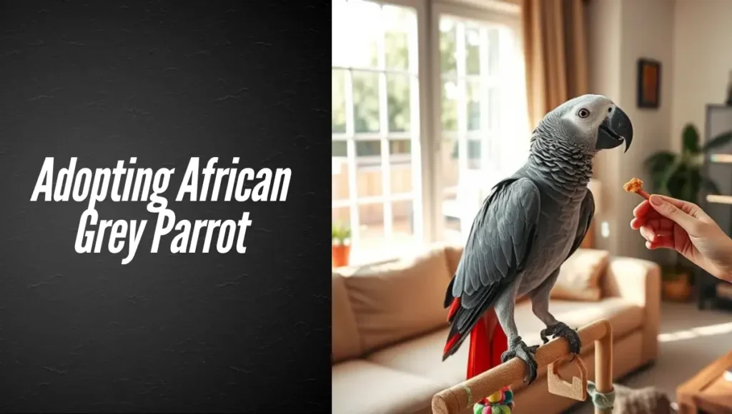 Adopting African Grey Parrot