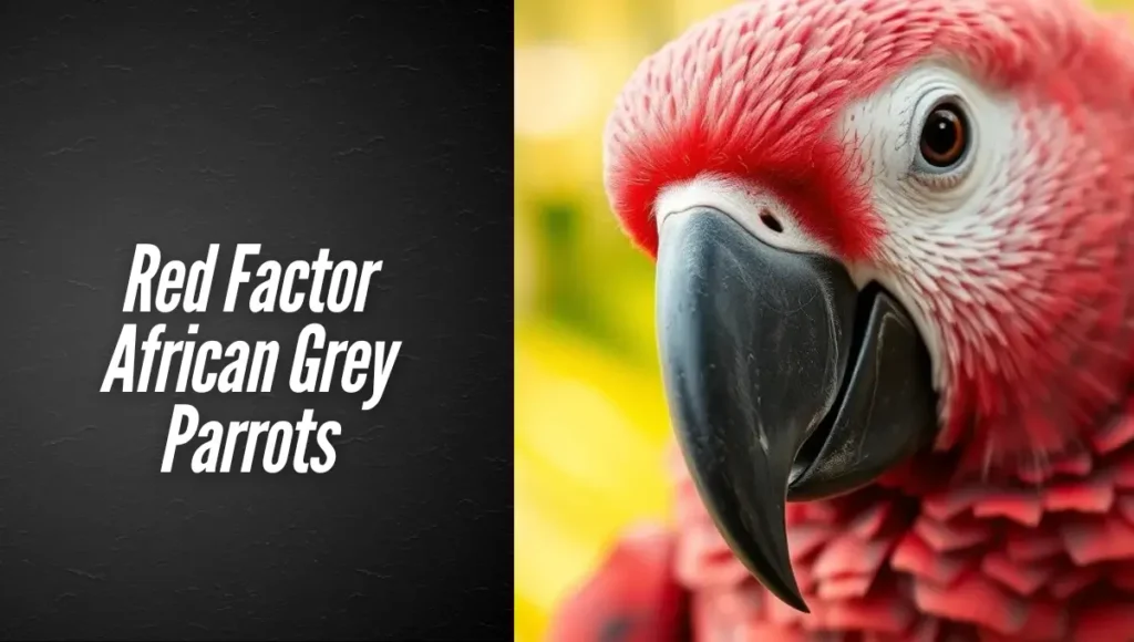 Red Factor African Grey Parrots