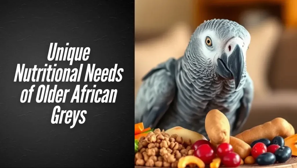 Unique Nutritional Needs of Older African Greys